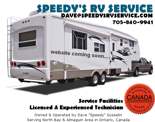 Speedy's RV Service: dave@speedysrvservice.com